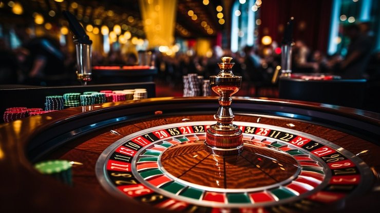 Pengatur taruhan dan garis pembayaran Panel kontrol untuk mengatur taruhan di Fortune Ox